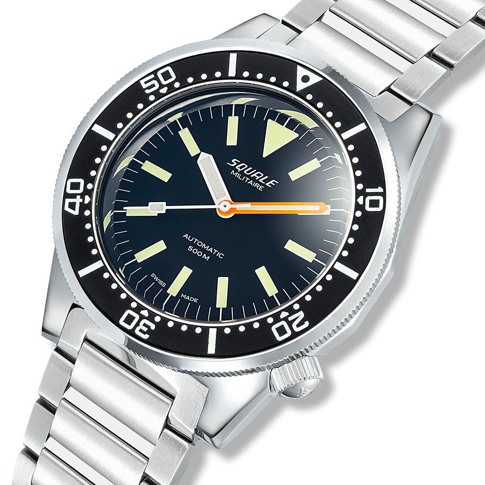 Squale 1521 Militaire Bracelet 42mm 1521MIL.SQ20B - Starbuy Australia