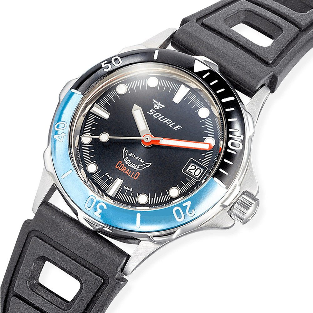 Squale 36.8mm CORALBICBK.RBK - Starbuy Australia