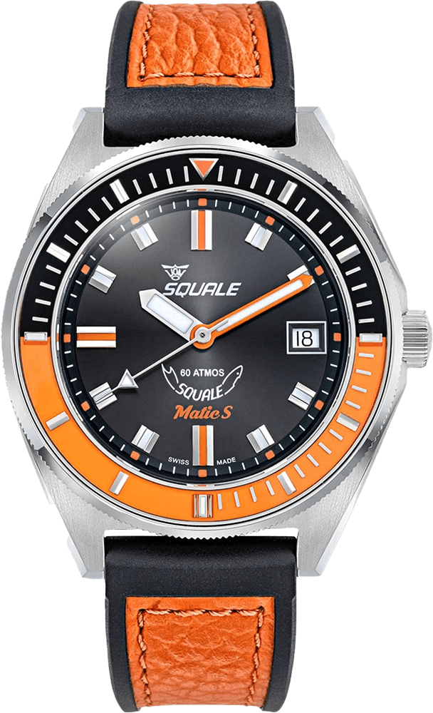 Squale 39.5mm MATICGBKBK.RLOR - Starbuy Australia