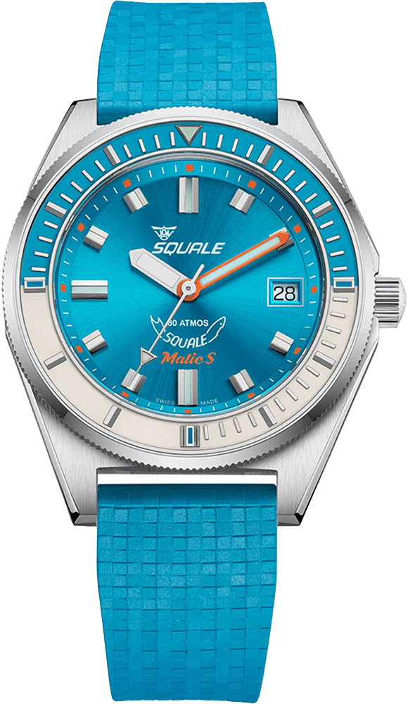 Squale 39.5mm MATICLBWLB.MRLB - Starbuy Australia