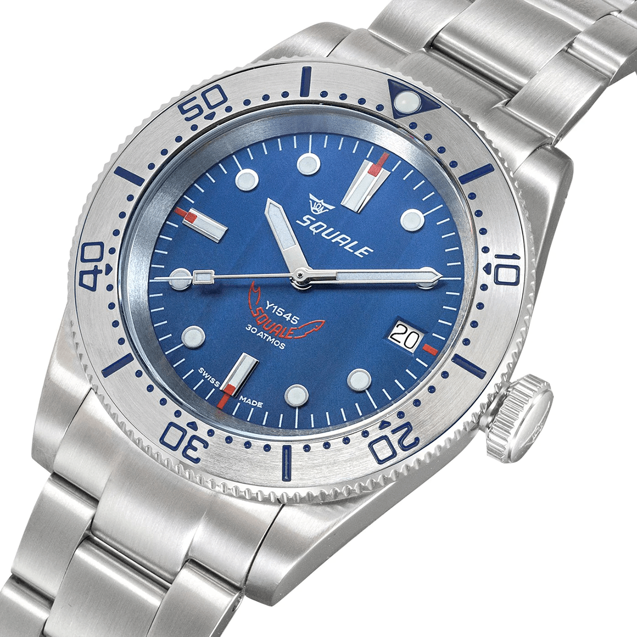 Squale 40mm 1545SSBLC.AC - Starbuy Australia