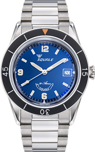 Squale 40mm SUB - 39BL.BR22 - Starbuy Australia