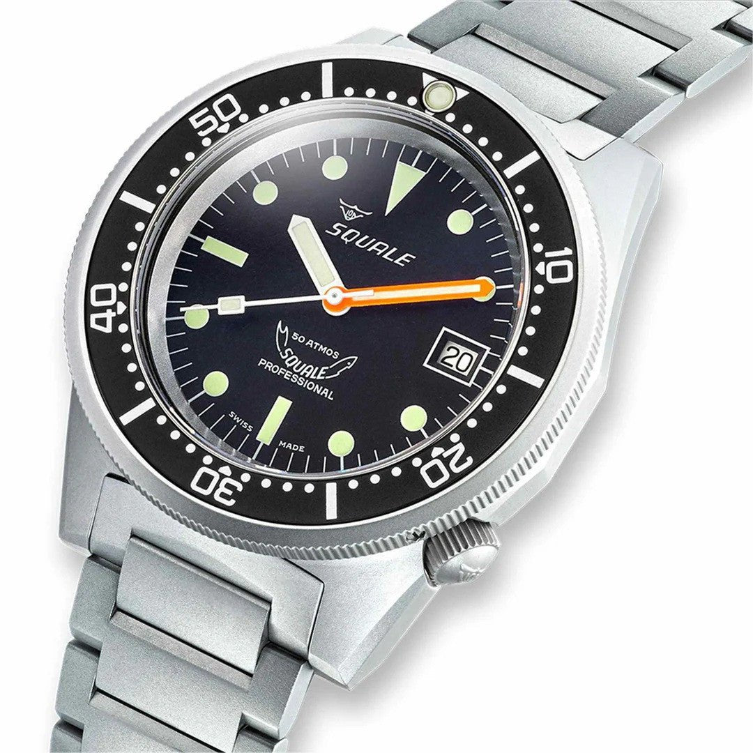 Squale 42mm 1521BKBL.SQ20S - Starbuy Australia