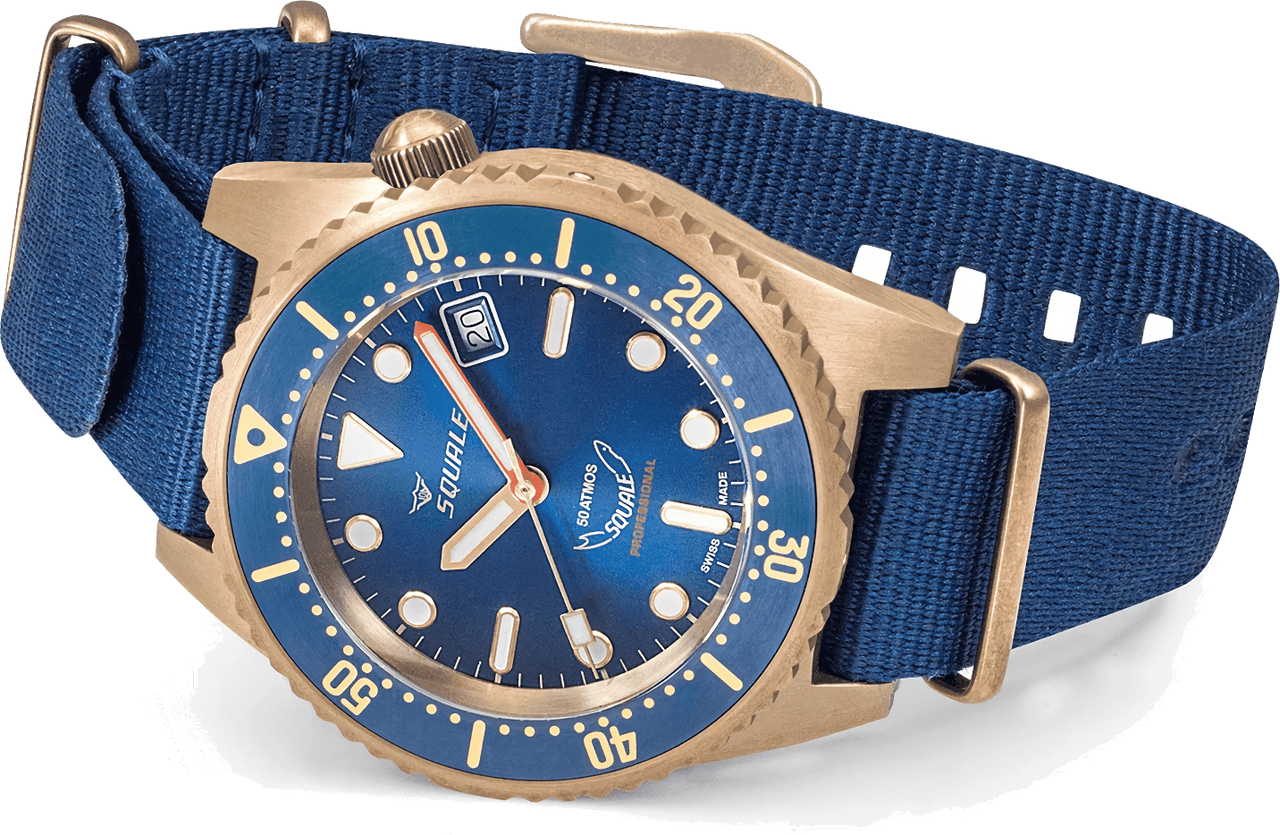 Squale 42mm 1521BRONBL.NB20 - Starbuy Australia
