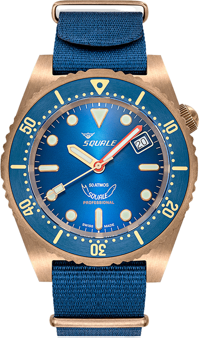 Squale 42mm 1521BRONBL.NB20 - Starbuy Australia