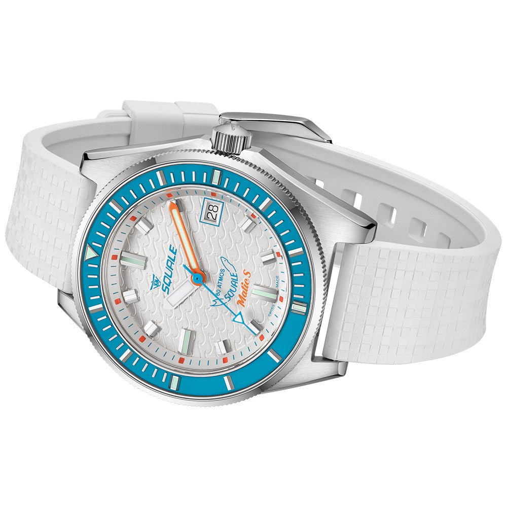Squale Matic 39.5mm MATICLBWT.MRWT - Starbuy Australia