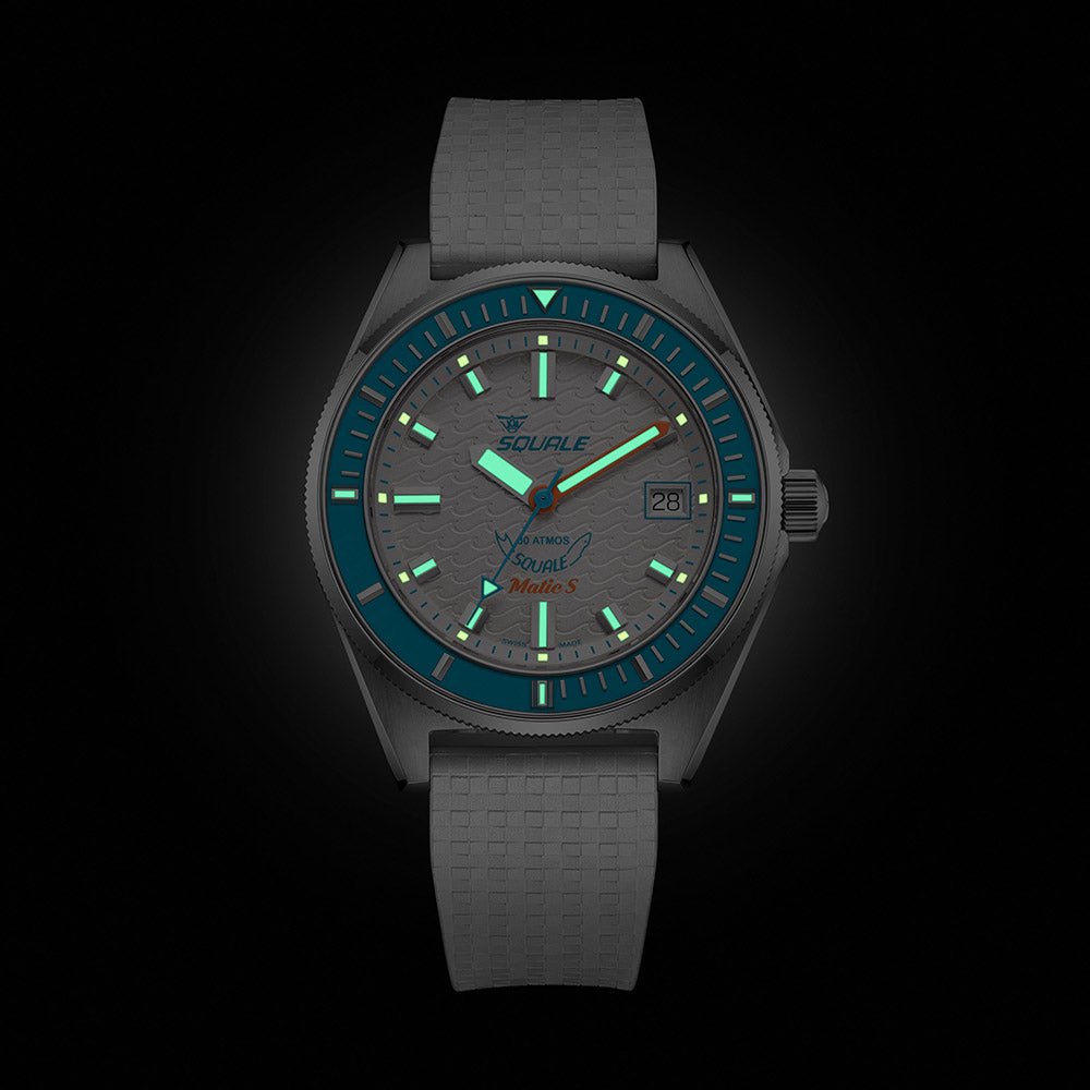 Squale Matic 39.5mm MATICLBWT.MRWT - Starbuy Australia