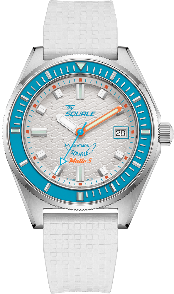 Squale Matic 39.5mm MATICLBWT.MRWT - Starbuy Australia
