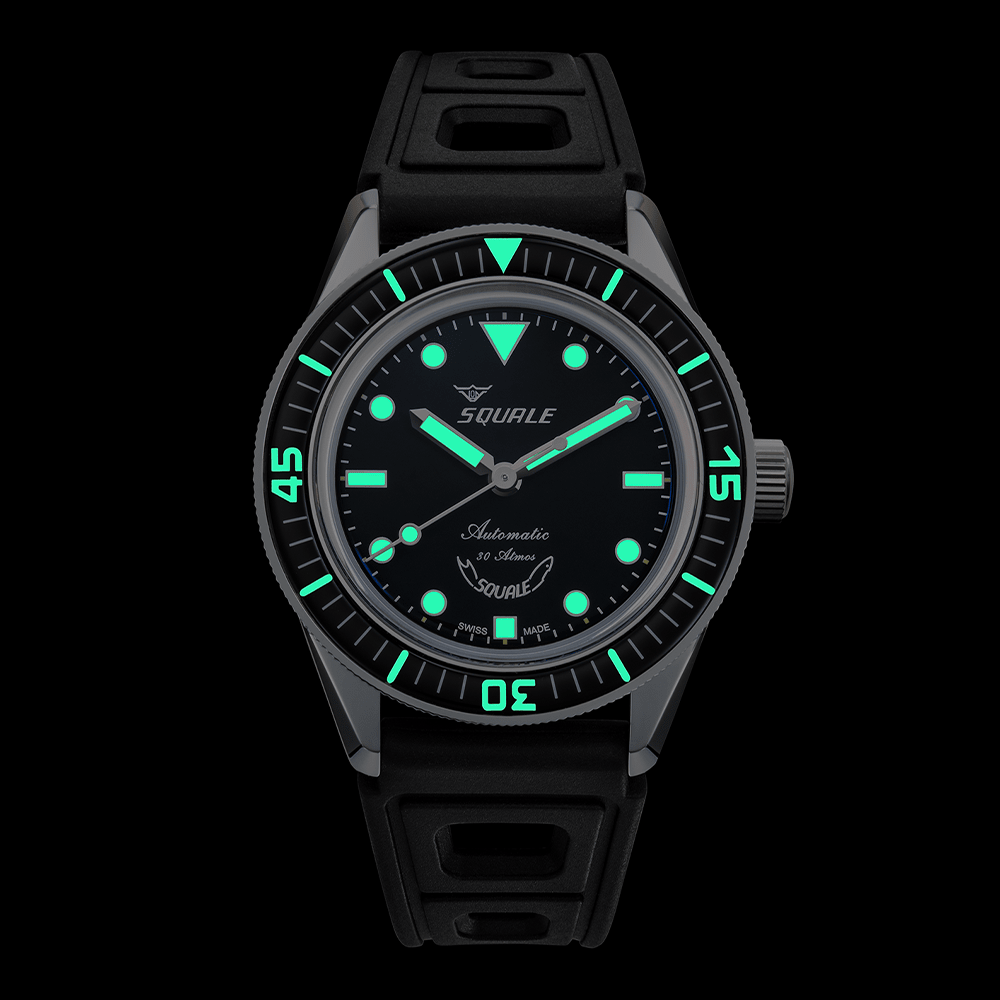 Squale SUB - 37 Legend SUB - 37BKBK.RBK - Starbuy Australia