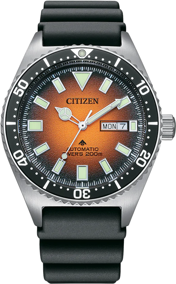 citizen mechanical automatic mens 200m divers ny0120-01z
