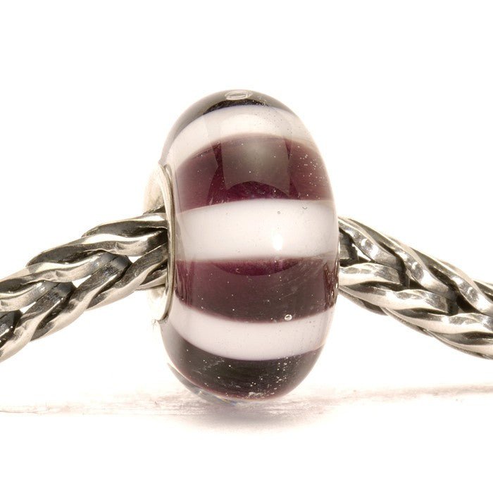 Trollbeads Black And White Stripes - Starbuy Australia