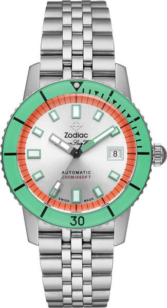Zodiac Super Sea Wolf Automatic Mens Swiss Dive Watch ZO9269