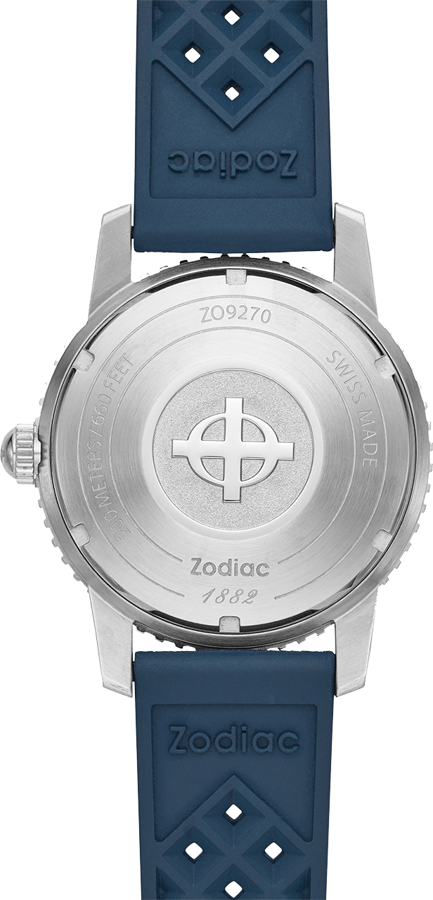 Zodiac Super Sea Wolf Diver Automatic Mens Swiss Watch ZO9270