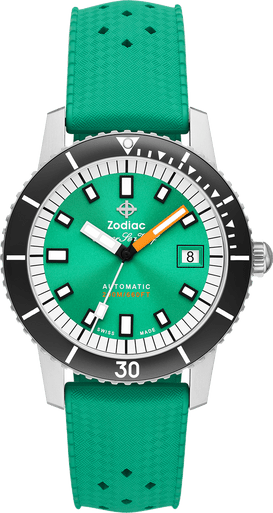 Zodiac Super Sea Wolf Diver Automatic Mens Swiss Watch ZO9305