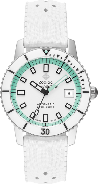 Zodiac Super Sea Wolf Diver Automatic Mens Swiss Watch ZO9309