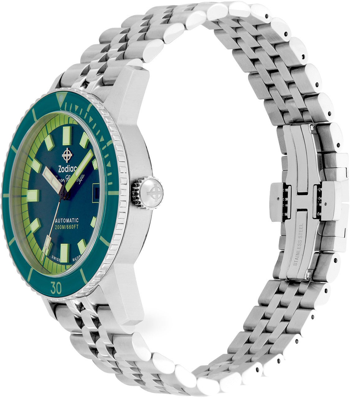 Zodiac Super Sea Wolf Automatic Mens Swiss Dive Watch ZO9310