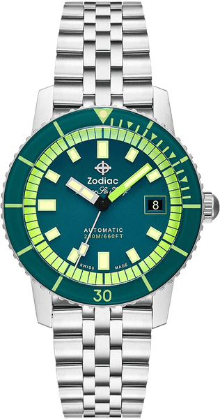 Zodiac Super Sea Wolf Automatic Mens Swiss Dive Watch ZO9310